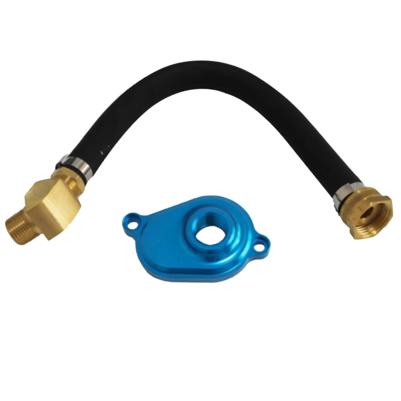 

Автомобильный масляный радиатор сменный инструмент Алюминиевый антикоррозийный пылезащитный 6.0L анодированный детали двигателя для Ford F250 ...