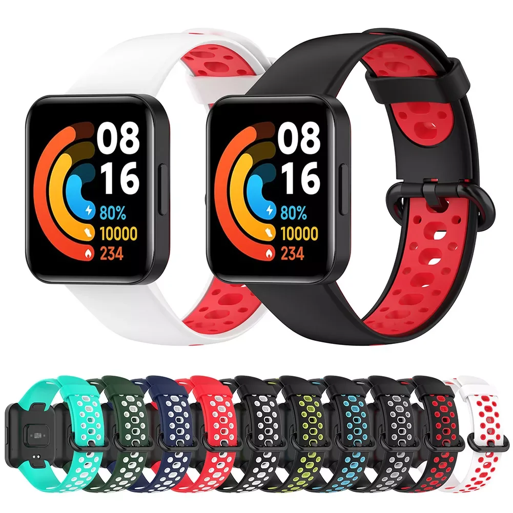 

For Redmi Smart Band Strap For Redmi Watch 2Lite Bracelet Sport Silicone Miband Wrist Replacement Wristband Adjustable