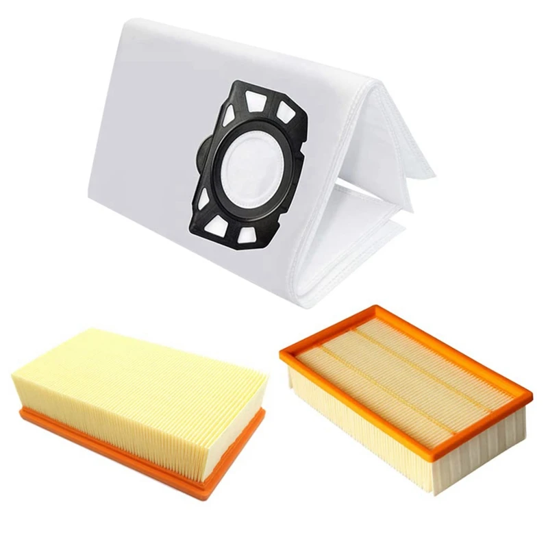 Запасные части HEPA-фильтры мешок для пыли совместимый Karcher WD4 WD5 WD6 MV4 MV5 MV6