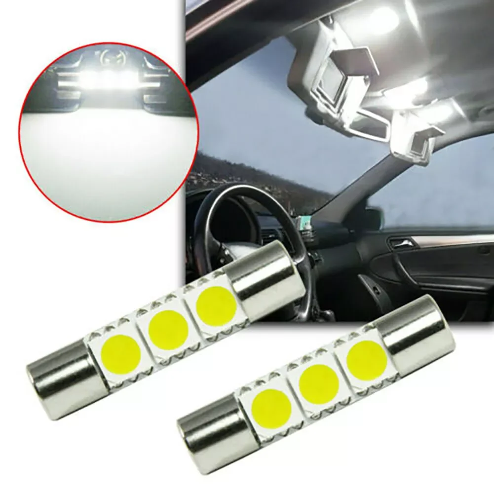 

9PCS 6000K Car Led Lights Accessories 360 Degree Lighting Map Light Dome Light Vanity Mirror Visor Light License Plate Light