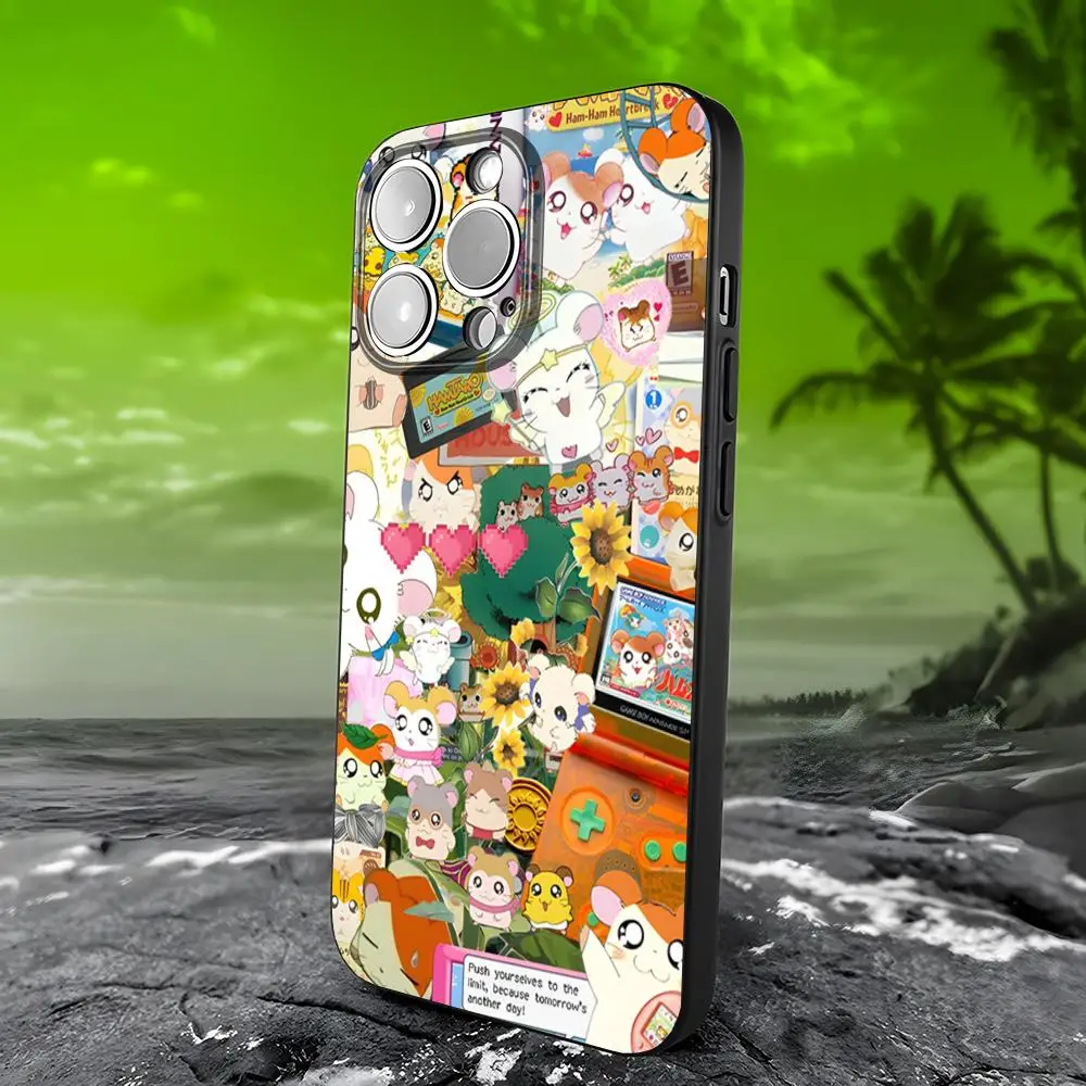 Hamtaro милый чехол для телефона IPhone 15 16 13 Pro Max 14 12 11 Xr X 8 7 6 Plus роскошный чехол-накладка