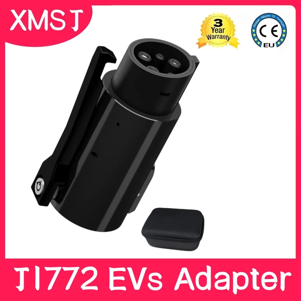 Tesla использовать J1772 тип 1 штекер EV зарядный адаптер для гнезда EVSE зарядное устройство адаптер EV зарядный разъем Макс 40 А и 250 В