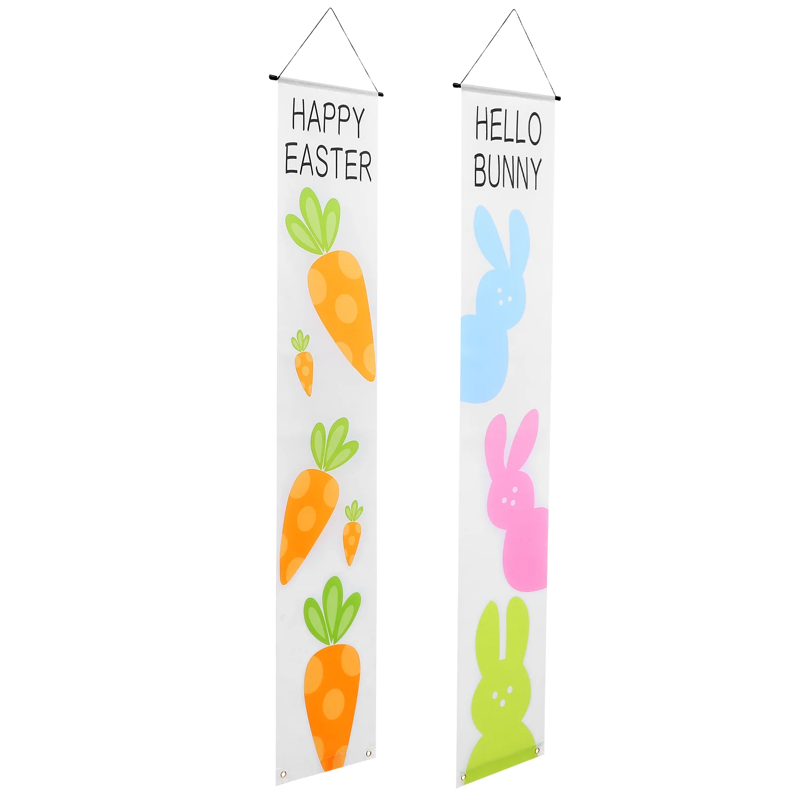 

Easter Banner Door Signs Home Porch Couplet Party for Birthday Decoration Girl Garden Hanging Decorative The