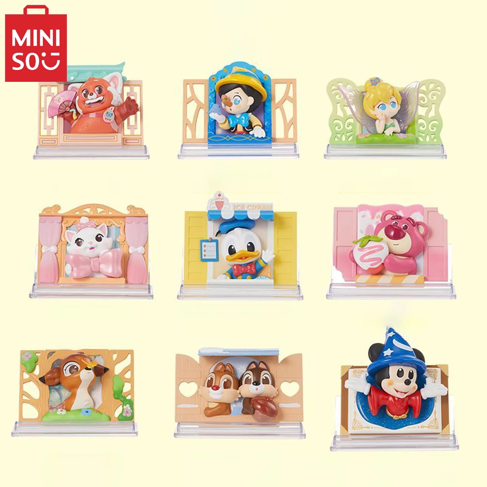 MINISO Disney Сказочное окно Лотсо Пиноккио Тинкер Белл Дональд Дак Бэмби слепая