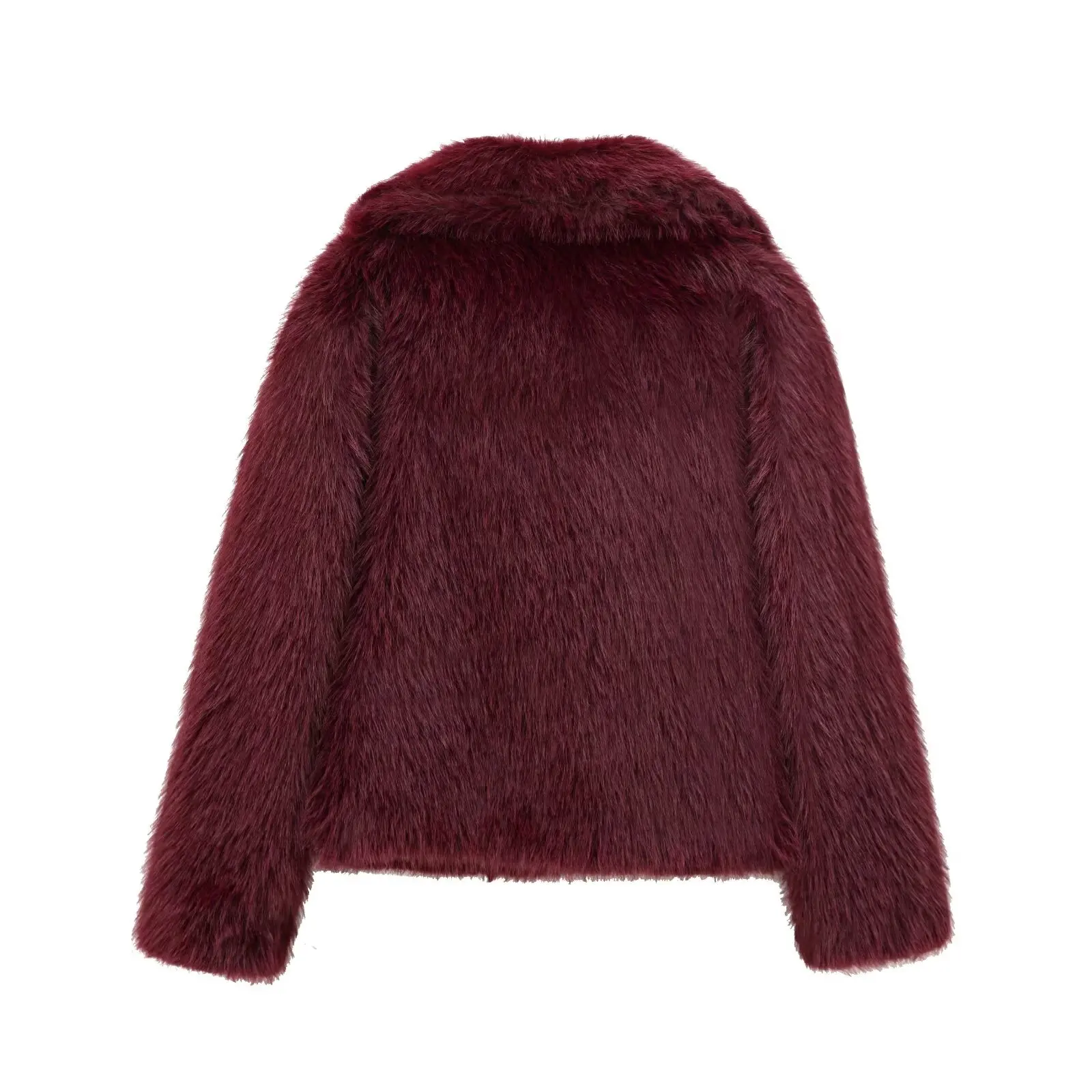 Dave&ampDi French Fashion Blogger ретро зимнее пальто из искусственного меха женское свободное