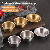 6pcs stainless steel hot pot dipping bowl sauce cup seasoning dish sauce container sauce cups appetizer dipping bowl plates