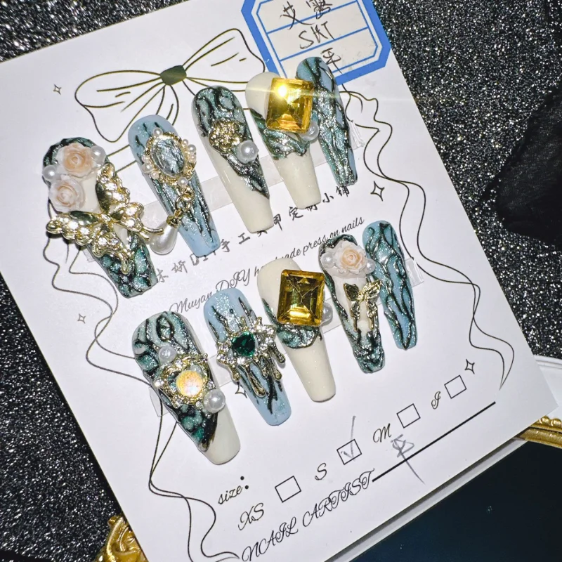 Набор накладных ногтей OEING XS/S/M/L 10 шт.