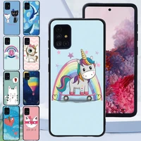 phone case for samsung a20e a30s a40 a50 a50s a70 a70s a51 a71 cartoon series protective shell soft silicone back cover