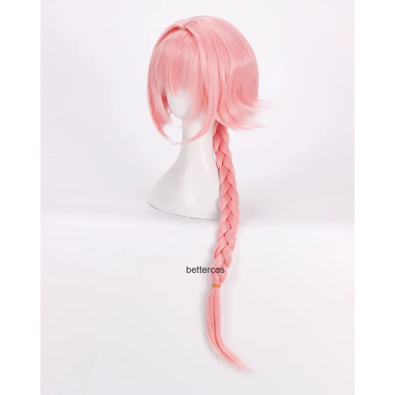 Фото Костюм для косплея Astolfo из игры Fate Apocrypha от xiaoxiao, 75 см, розовый, термостойкий, синтетический + шапочка для парика + 3 черных банта №1