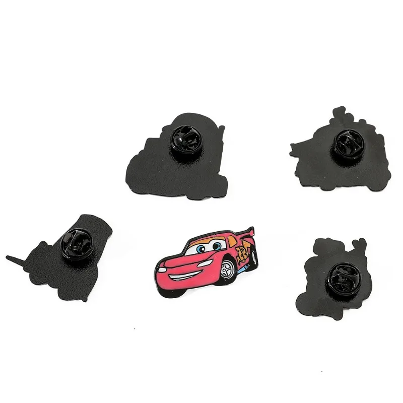 Молния Маккуин детская булавка в стиле аниме автомобили Диснея милая брошь с