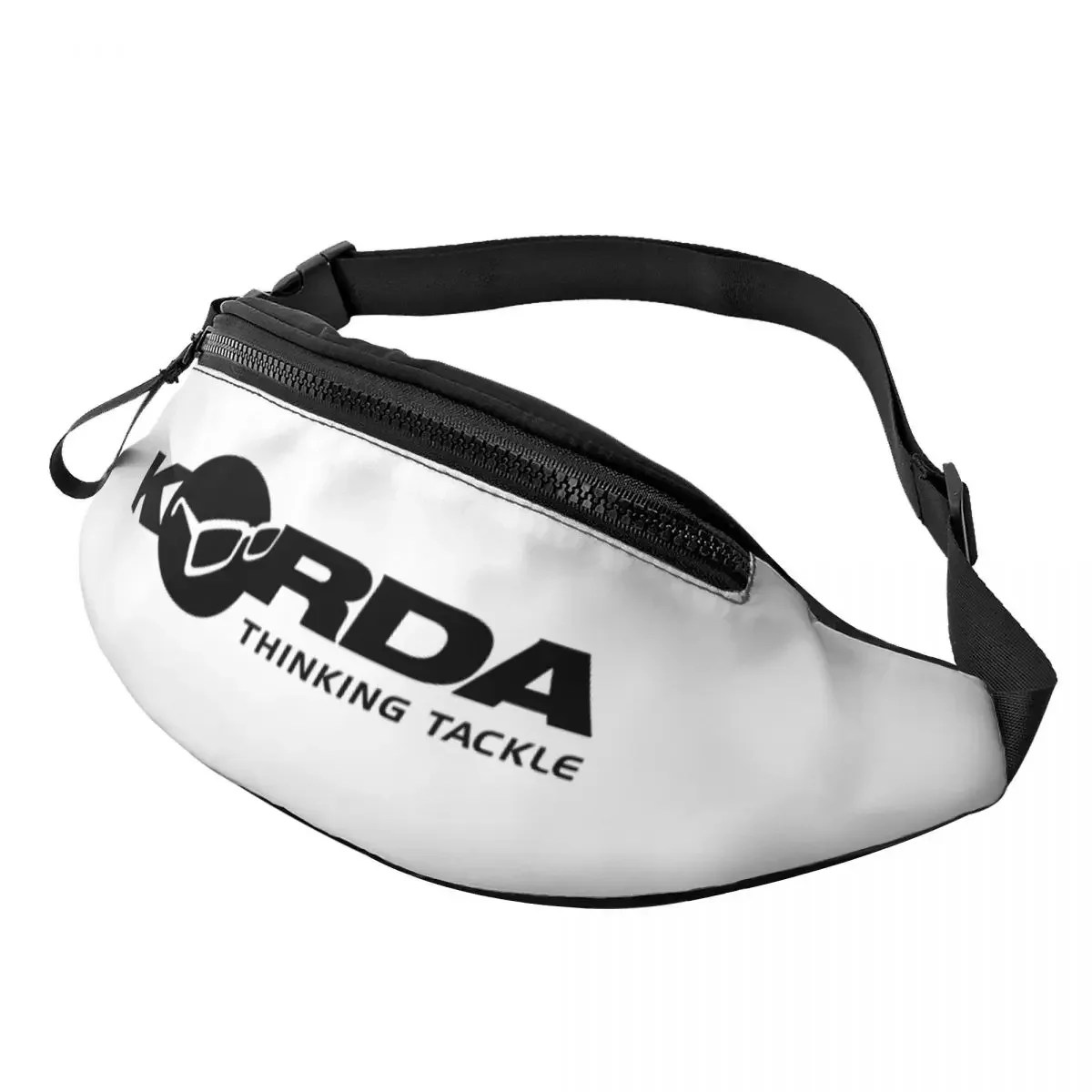 

Забавная сумка Kordas для мужчин и женщин, повседневный поясной кошелек через плечо с логотипом рыбалки для кемпинга, езды на велосипеде, телефона, денег