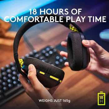 Logitech G435 LIGHTSPEED Bluetooth Wireless Gaming Headset Surround Sound Headphone Over-Ear 4