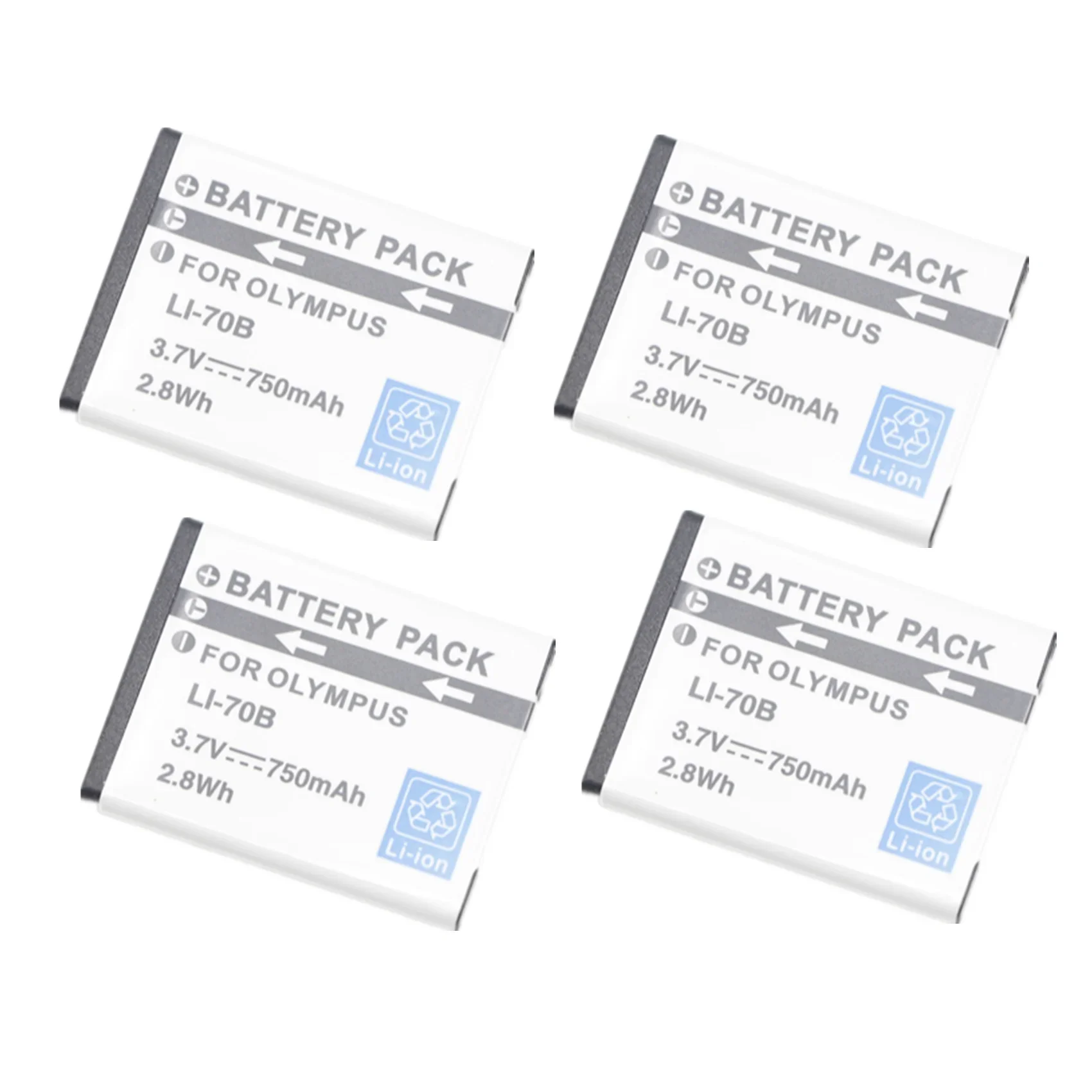 Аккумулятор Li-70B для Olympus VG-110 VG-120 VG-130 VG-140 VG-145 X-940 X-990