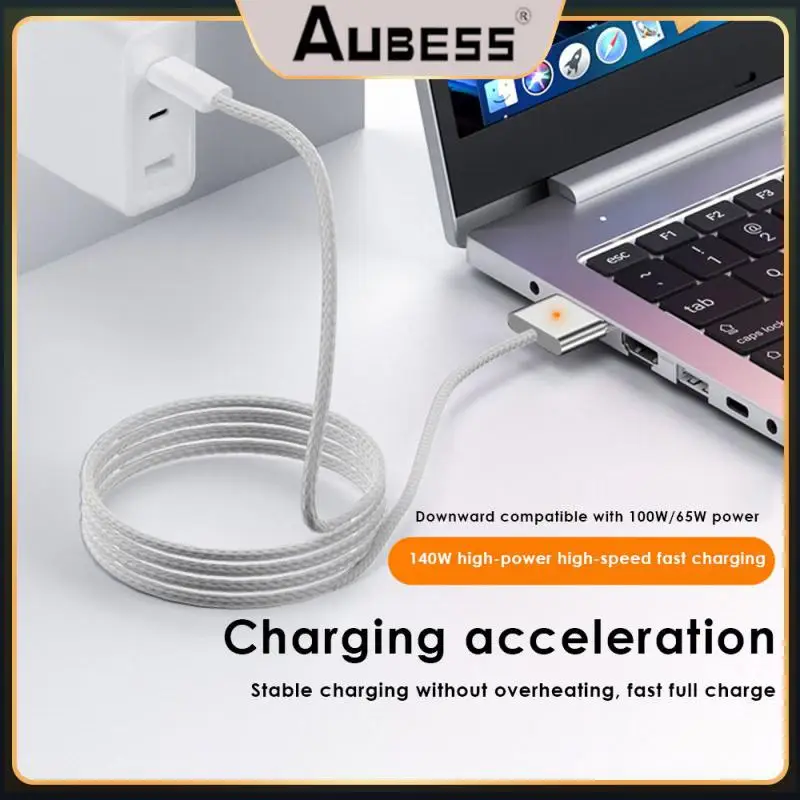 

Used To Charge Magsafe3 Charging Speed Up Magnetic Cable Not Hot Data Cable Adapter High-power Usbc To Magsafe3 200cm 140w