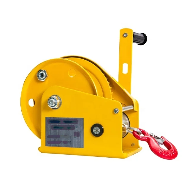 Portable Hand Operated Cable Manual Winch Cable Pulling Winch