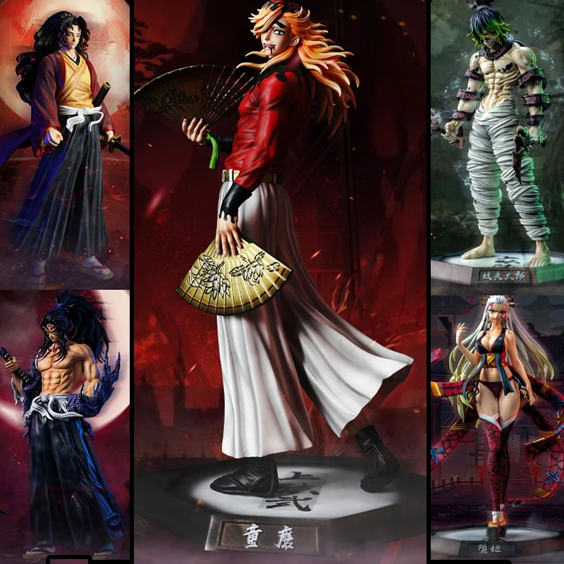

Demon Slayer Anime Action Figure Douma Kokushibo Giyuutarou Daki GK Limited Statue Kimetsu no Yaiba Figurine Model Toys