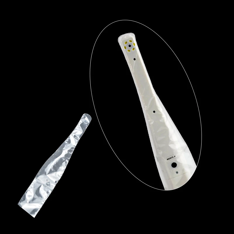 100 шт. одноразовая стоматологическая пленка для эндоскопа ручка защитная