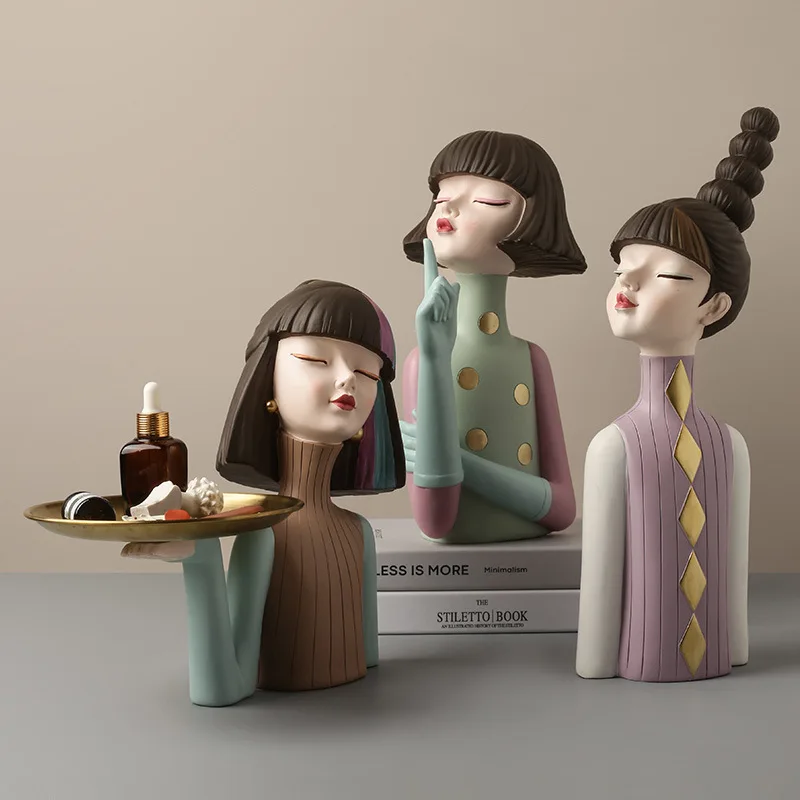 Поднос для хранения в скандинавском стиле креативное украшение входного ключа