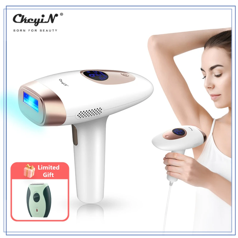 CkeyiN IPL Hair Removal Epilator Ice Cooling Painless Laser Permanent Hair Removal Device Photon Skin Rejuvenation Beauty Tool