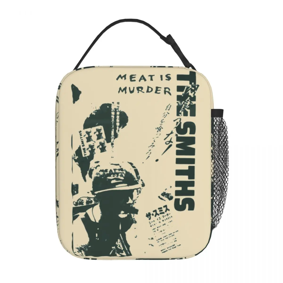 

Rock Band The Smiths Meat Is Murder Insulated Lunch Bag Storage Food Box Reusable Cooler Thermal Bento Box Picnic