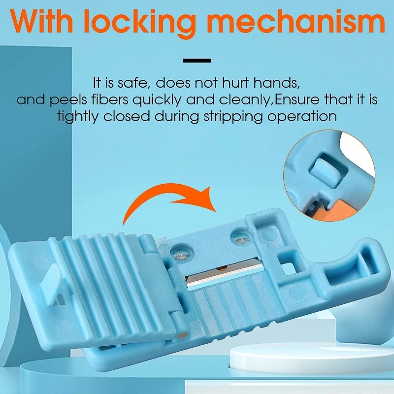 FTTH Optical Fiber Optic Stripping 1.9-3mm MSAT5 Access Tool MSAT-5 Loose Buffer Tube Stripper AUA-05 Cutting Tool