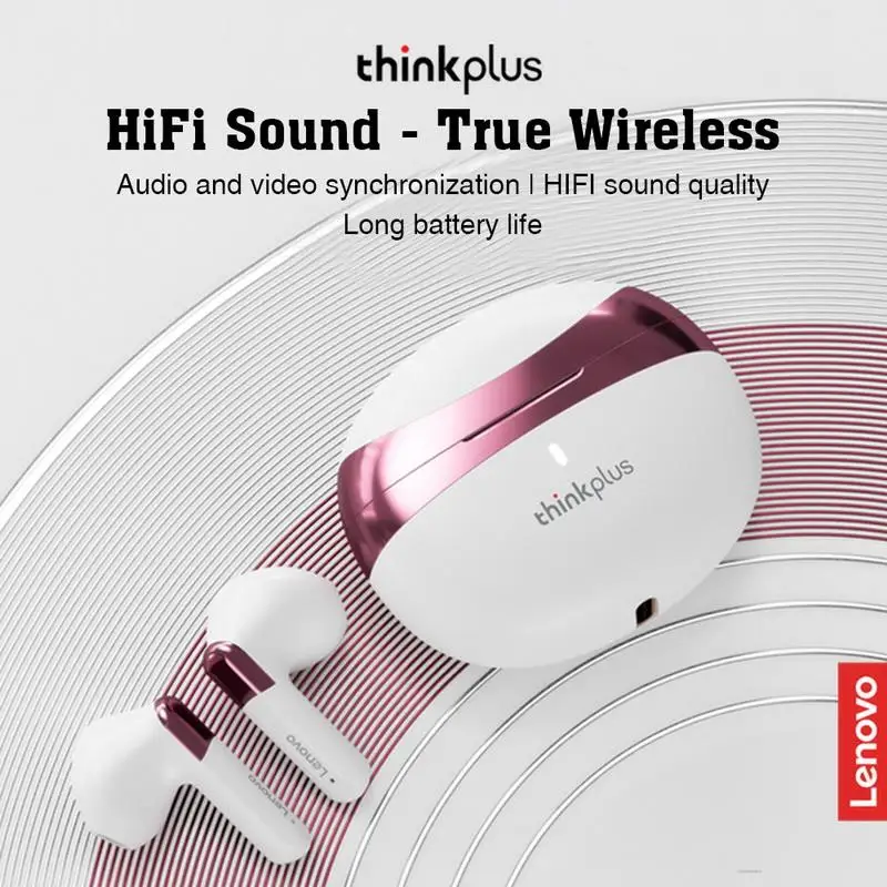 

New Lenovo Thinkplus LP11 True Wireless Bluetooth Headset Upgraded Half In-Ear 5.1 Low Latency TWS Headphones