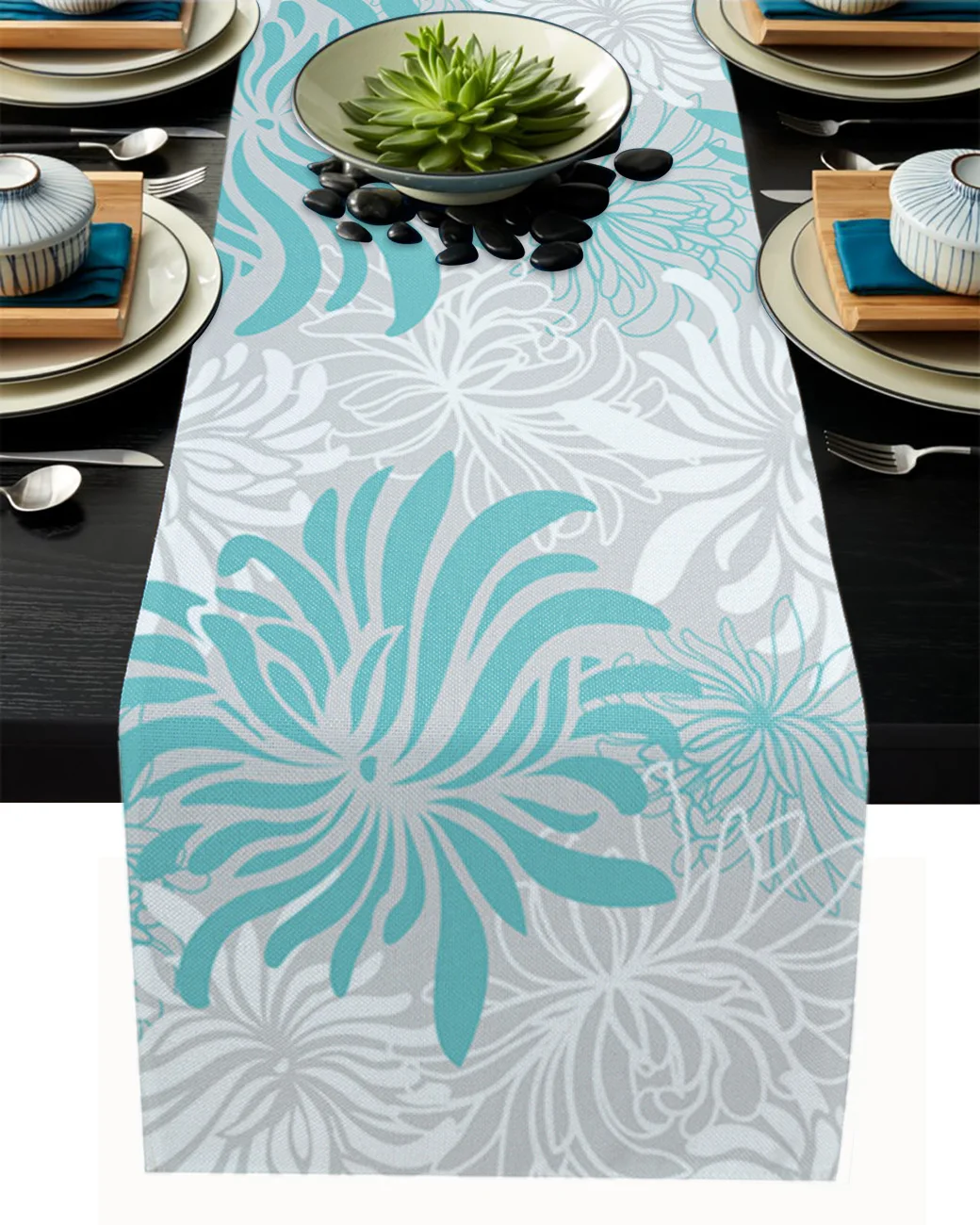 

Daisy Close-up Flower Tablecloth Table Runner Decoration Home Decor Dinner Table Decoration Table Decor