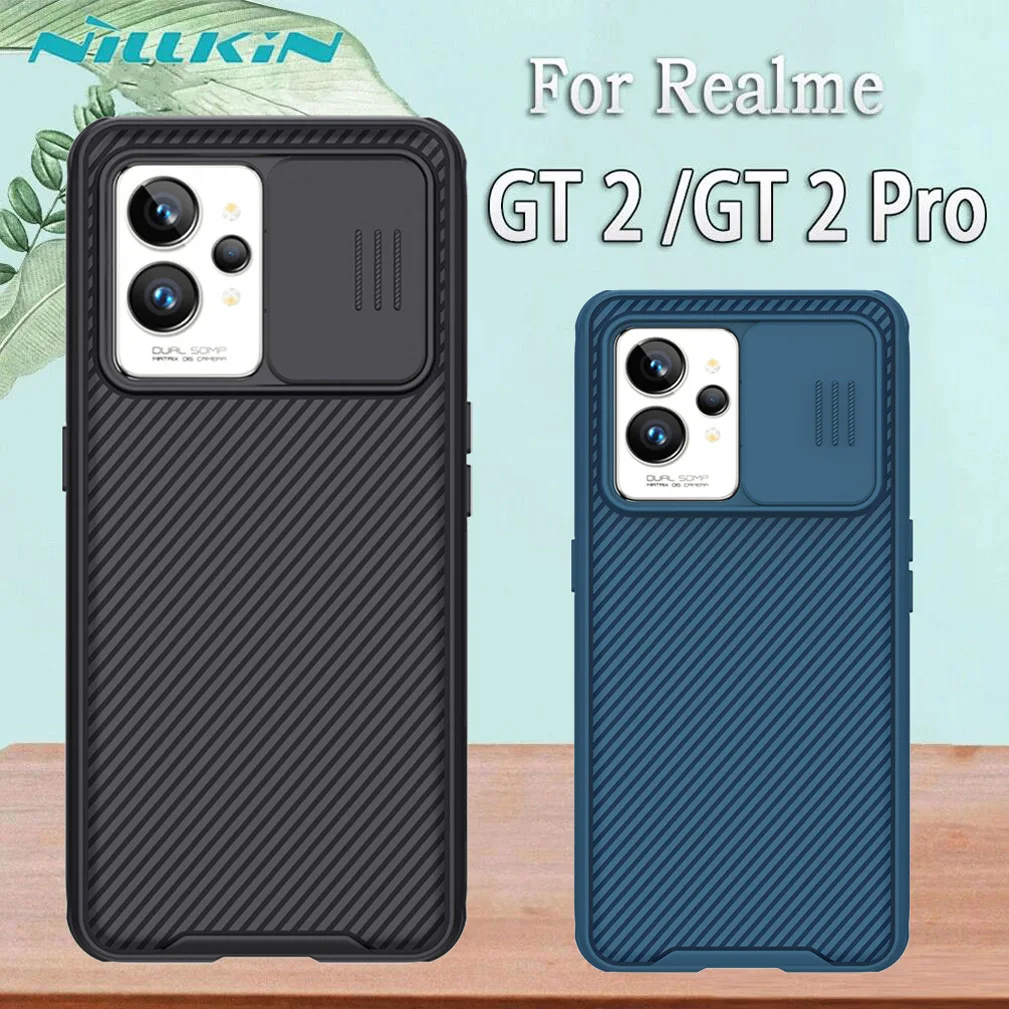 For OPPO Realme GT 2 Pro Case NILLKIN CamShield Slide Camera Case Dust-proof Protection Case For Realme GT NEO 2 GT 2 Lens Cover