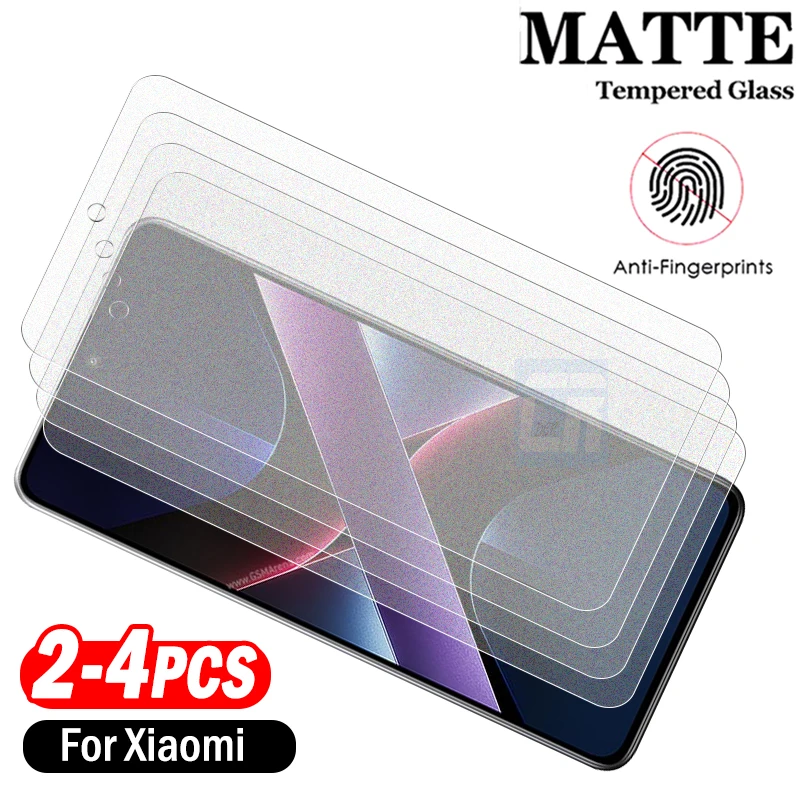 Фото 2/3/4 шт., матовое закаленное стекло для Xiaomi Poco X7 X6 X5 X4 X3 Pro X4 GT X3 NFC C85 C75 C71 C65 C55 C40 Защитная пленка для экрана №1