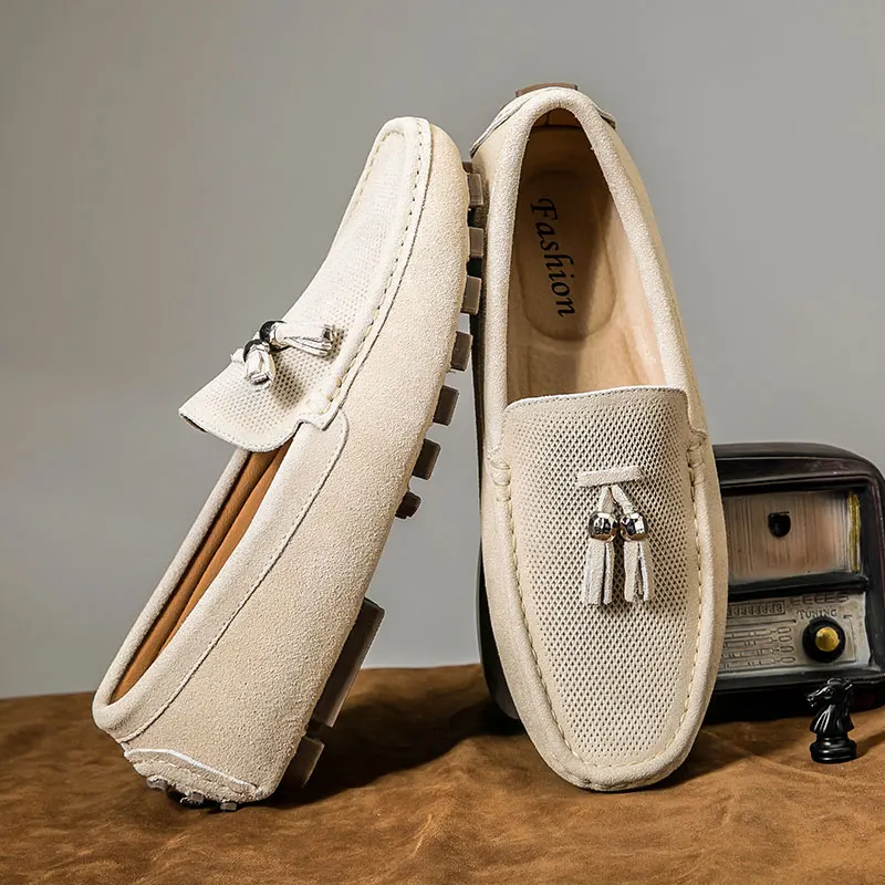 Vanmie повседневные мужские лоферы с кисточками обувь Мягкие Мокасины Роскошные