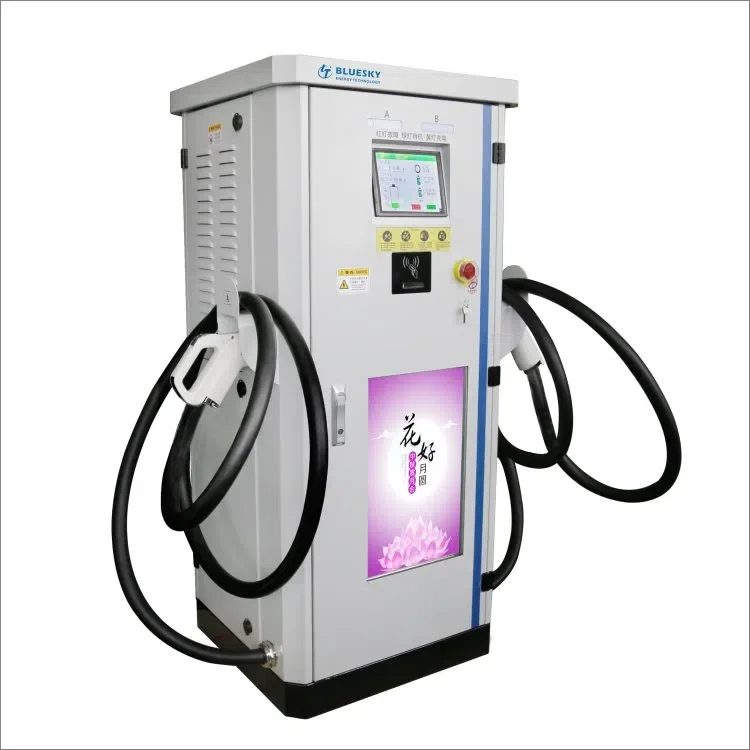 E-mobility 80 кВт CCS combo2 EVSE электрическая Автомобильная зарядная станция с рекламной