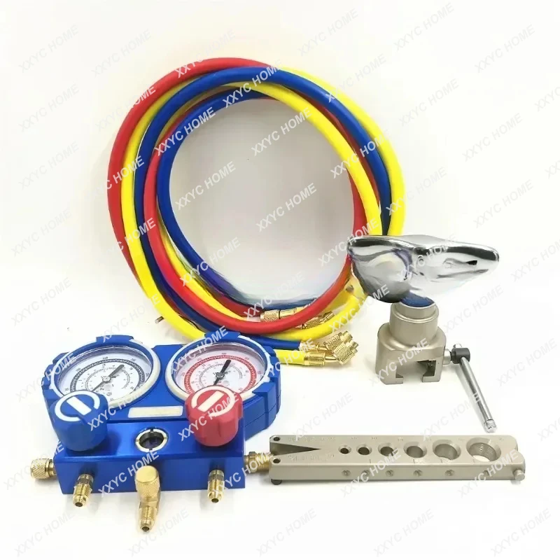Набор Расширителей с манометром хладагента R410A встроенные инструменты для