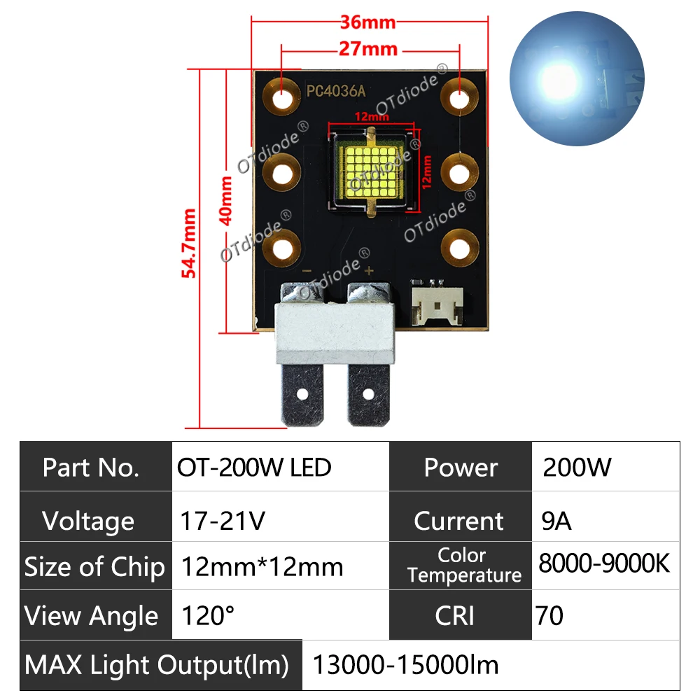 

Сценический телефон с ярким светом высокой мощности, 12 В, 18 В, 24 В, 36 В, 20 Вт, 30 Вт, 40 Вт, 50 Вт, 60 Вт, 80 Вт, 100 Вт, 150 Вт, 200 Вт, 300 Вт, 600 Вт, холодный белый свет для перемещения головной DJ