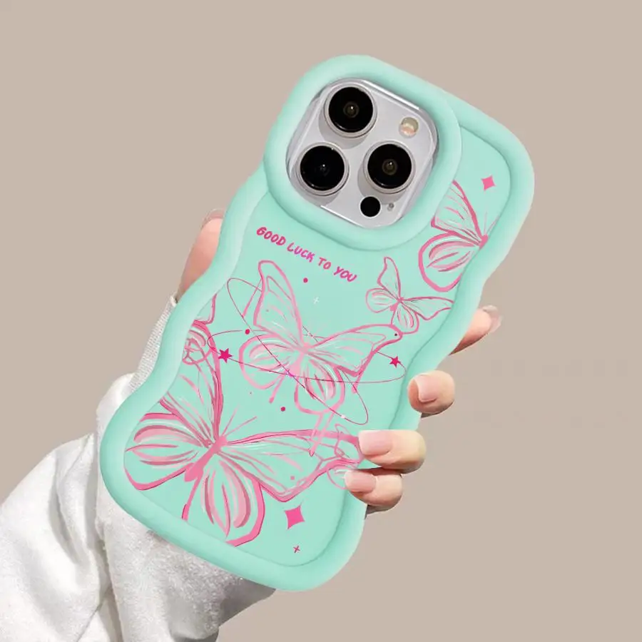 Ретро Чехол С Рисунком бабочки для Vivo Y03 Y20i Y21S Y20S Y20 Y02 Y15S Y16 Y17S Y18 Y21A Y21 Y22S Y27 Y28 Y33S 4G