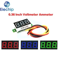 0v 32v 0 36 inch led digital voltmeter ammeter voltage meter volt detector monitor tester panel car led display