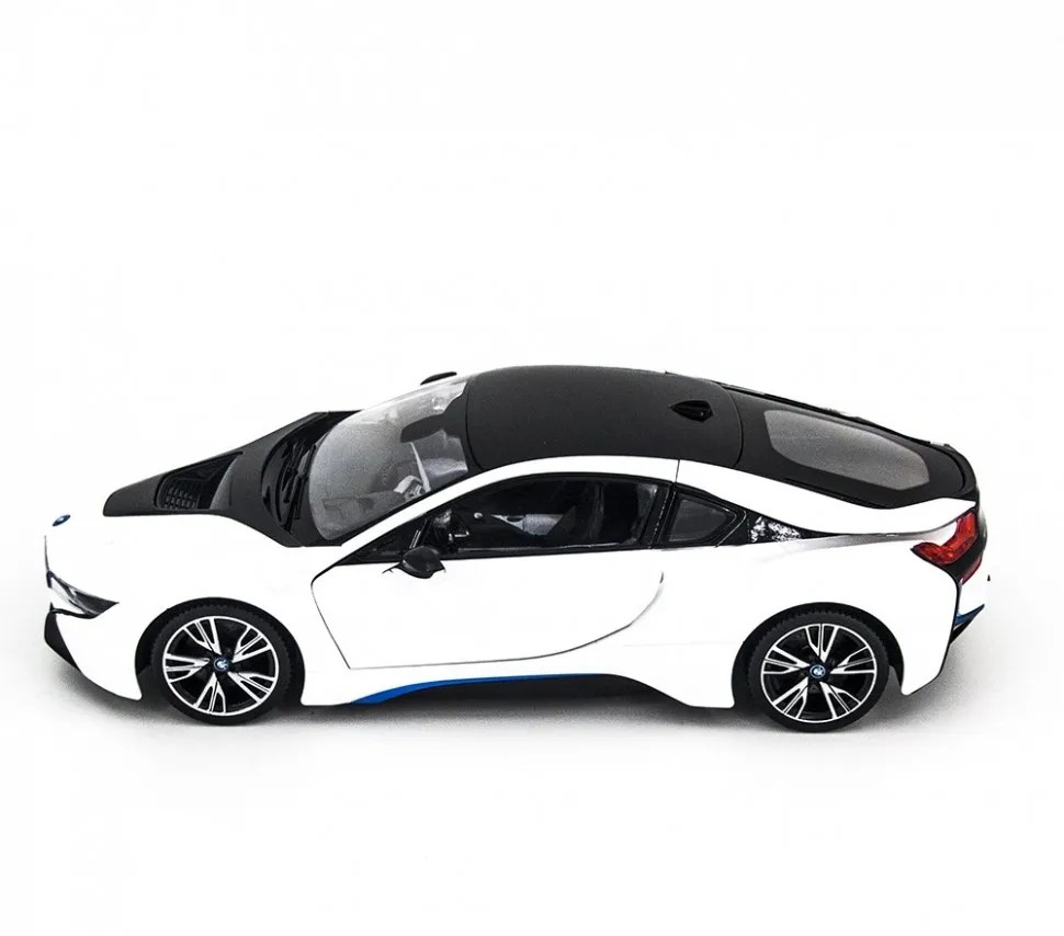 Радиоуправляемая машина Rastar BMW i8 White 1:14 с открывающимися дверями 71010