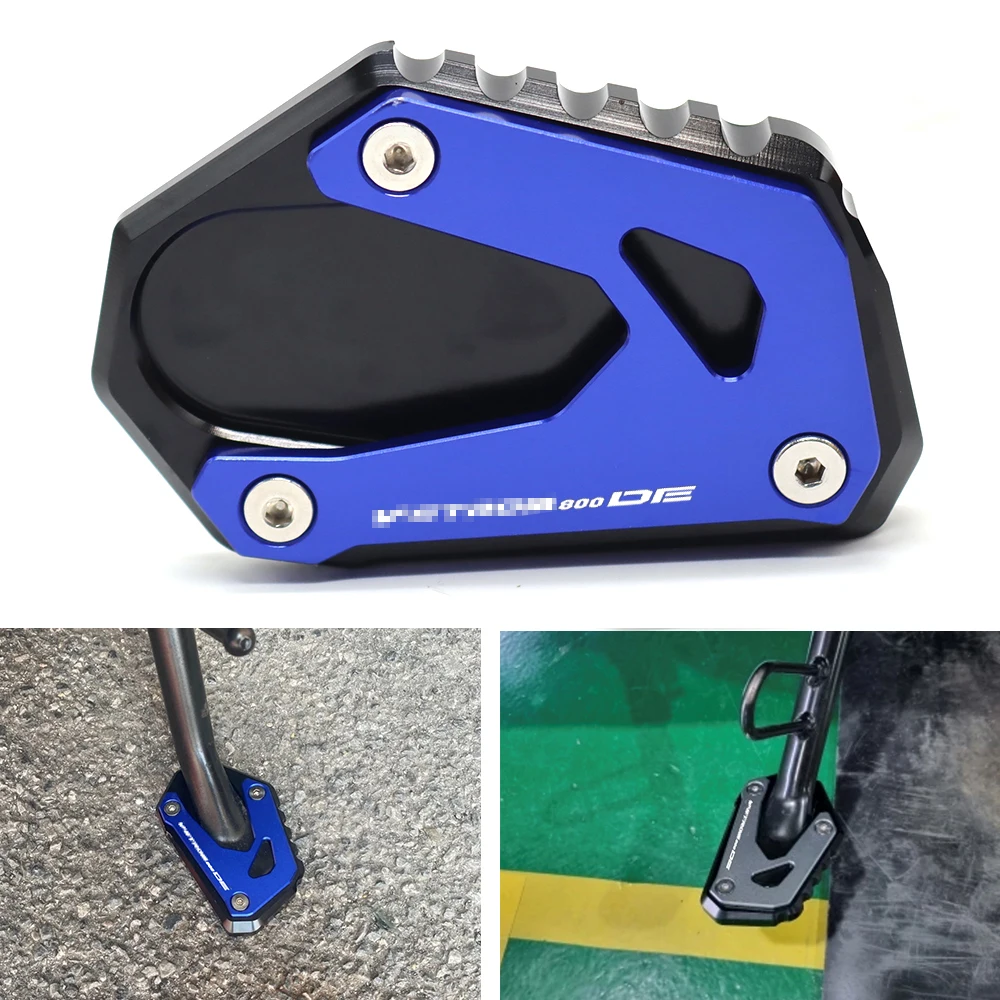 

2023 V-STROM 800DE Motorcycle Kickstand Extension Foot Side Stand Enlarger Support Plate Pad For Suzuki VSTROM 800DE 800 de