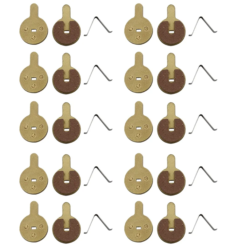 10 пар велосипедных тормозных колодок Sccoter для BOLI BB8 NOVELA YINXING BOLIDS Kugoo G2 Pro прочные