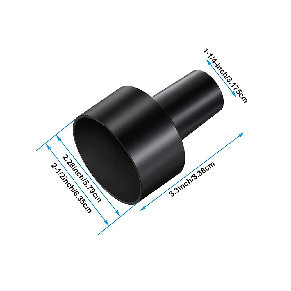 ABS Conversion Adapter Tool For WORKSHOP Wet Dry Vacs WS25011A Vacuum Cleaner 1-1/4-inch To 2-1/2-inch Wet/dry Vac Hose
