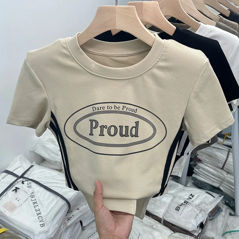 Футболка женская с открытыми плечами уникальный шикарный Милый пикантный топ в