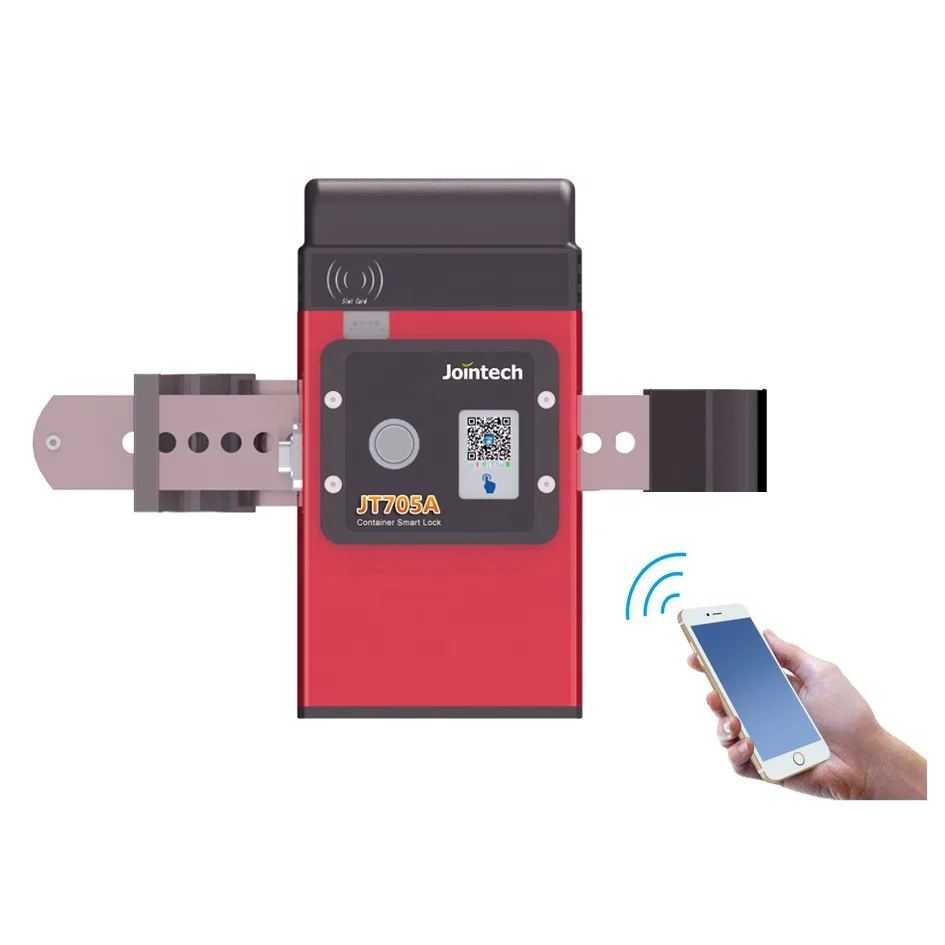 

Robust container satellite GPS GSM door bars lock for protection