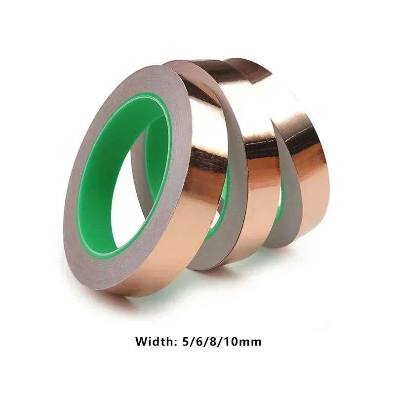 Лента из медной фольги. Самоклеящаяся медная фольга. Проводящий экранный