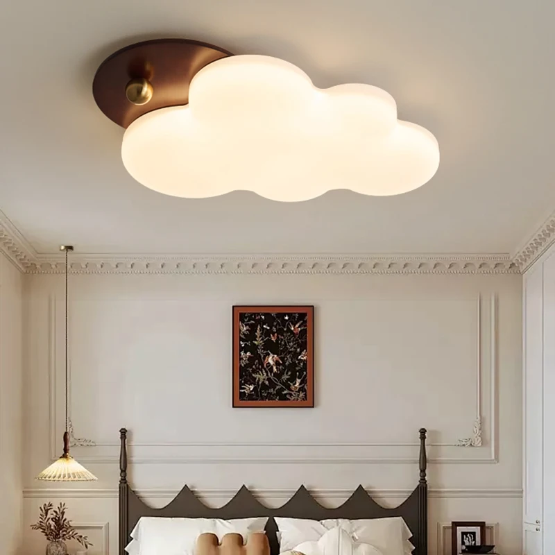 Потолочный светильник с облаком светодиодный для спальни простой ветер