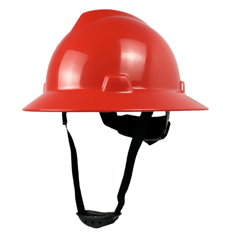 

USA Full Brim Hard Hat For Engineer Sunshield Construction Work Cap ANSI Approved HDPE Safety Helmet with 6 Point Adjustable
