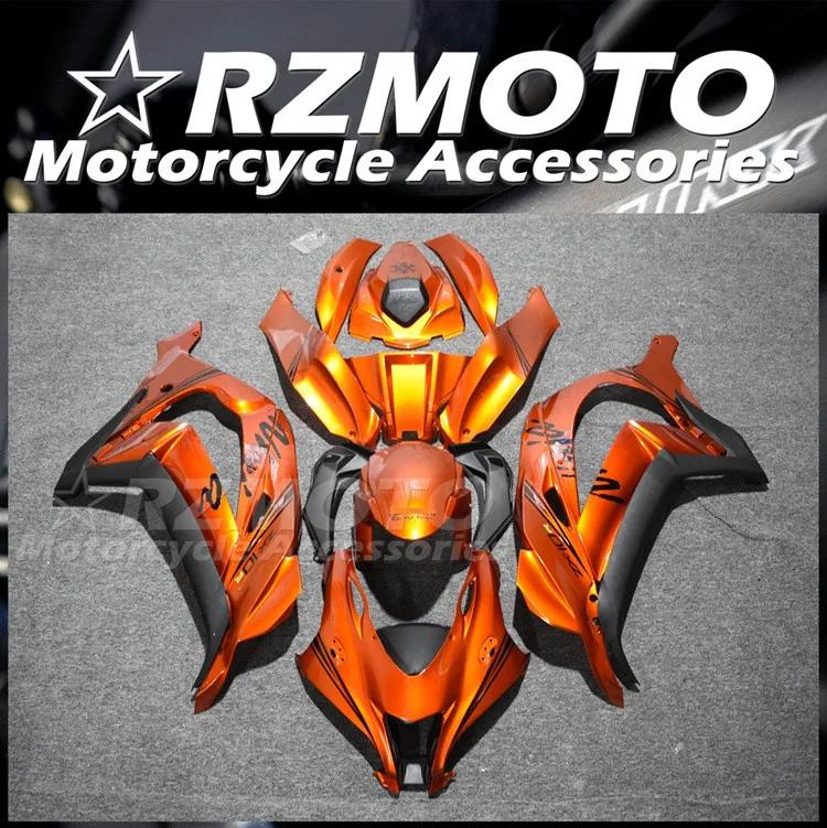

4Gifts New ABS Motor Fairings Kit Fit For Kawasaki Ninja ZX-10R ZX10R 2016 2017 2018 2019 16 17 18 19 Bodywork Set Orange