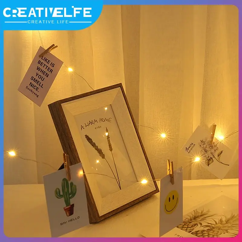 

Detachable Creative Copper Clip Light Photo Clip String Starry Decoration String Lights LED Party Wedding Photo Wall Decorate