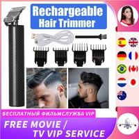 men electric hair clipper professional cordless haircut hair trimmer salon usb rechargeable barbershop home razor shaver beard