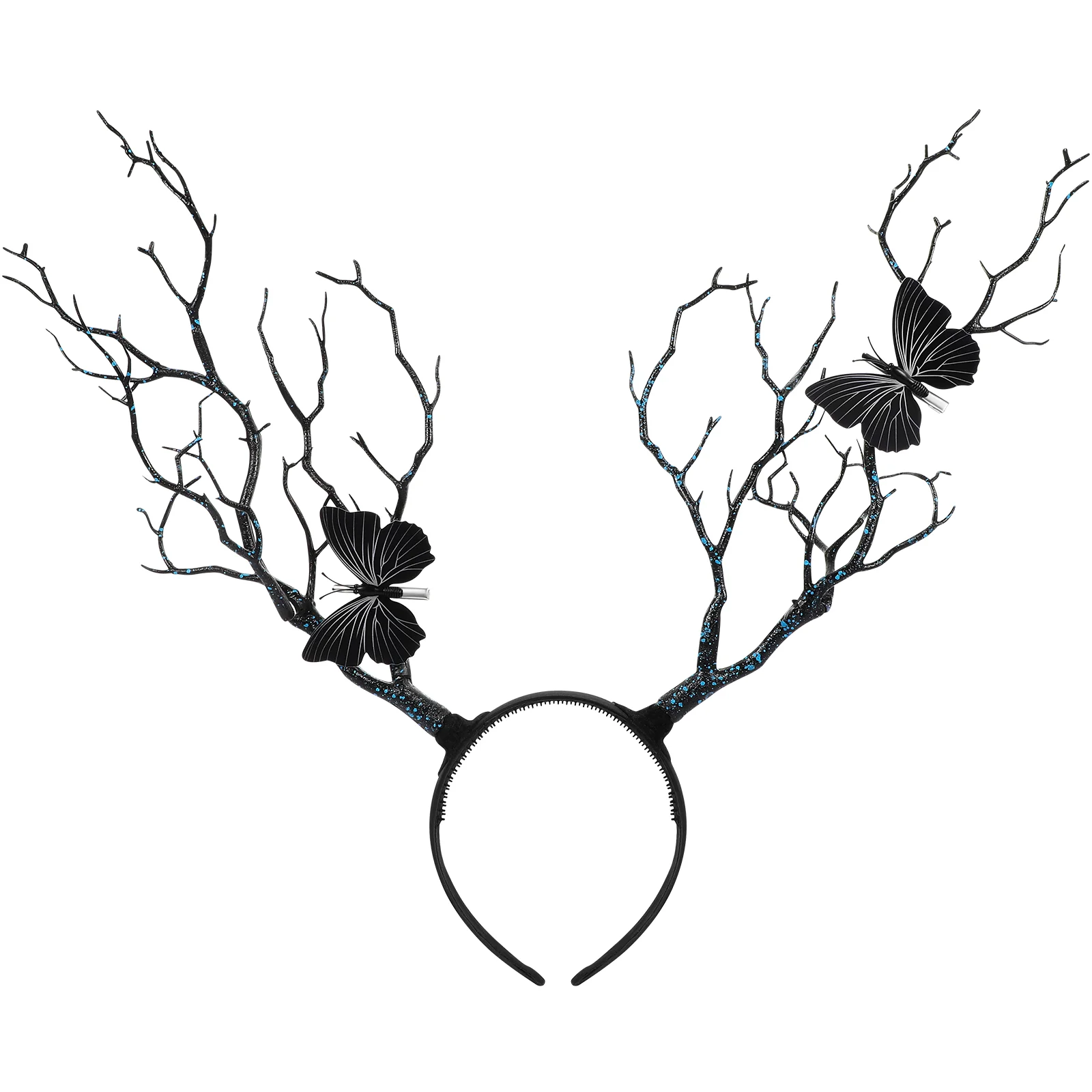 

Halloween Antler Headband Headwear Branch Shape Headdress Shaped Hair Cosplay Style Silica Gel Decor Child Prop