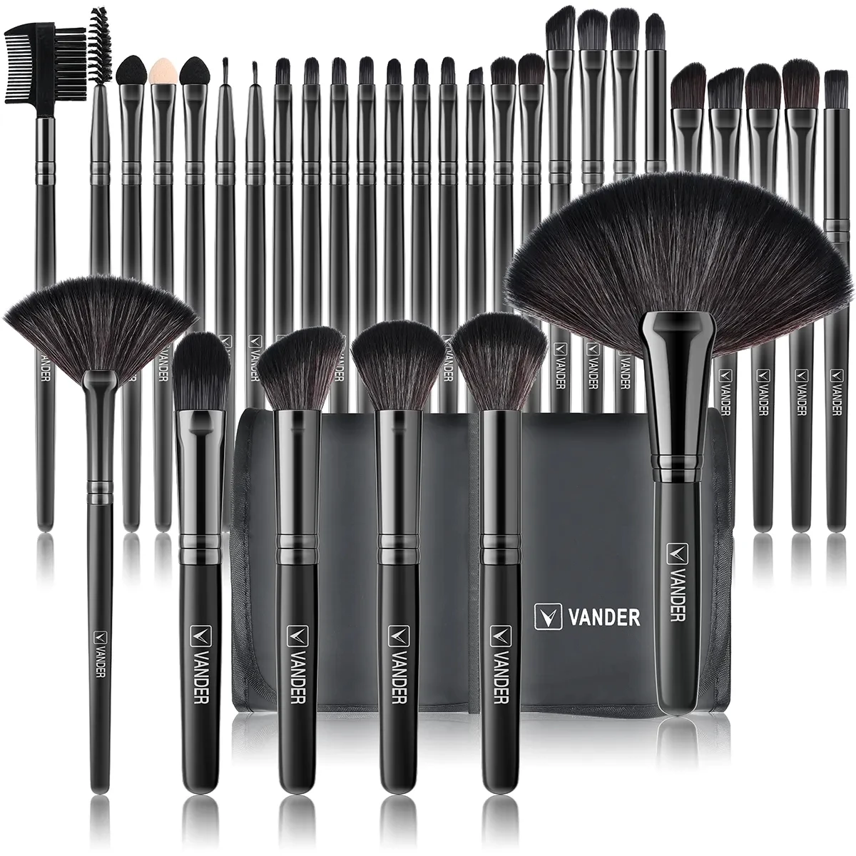 New Makeup Brushes Set Foundation Powder Contour Blush Concealer Eyeshadow Blending Highlight Eyeliner Brushes Fast Shipping