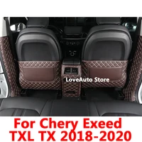 for chery exeed txl tx 2020 2019 2018 car all inclusive rear seat anti kick pad seats cover b pillar protective mat